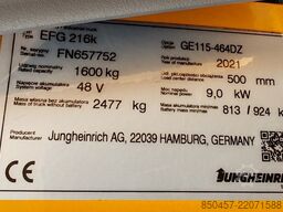 Jungheinrich EFG216k /2021y/ 4560mh