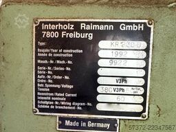 Interholz Raimann KR 230 D