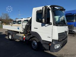 MERCEDES-BENZ ATEGO 816 Kipper 3-Seiten*KRAN HIAB X 078*2xAHK
