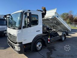MERCEDES-BENZ ATEGO 816 Kipper 3-Seiten*KRAN HIAB X 078*2xAHK