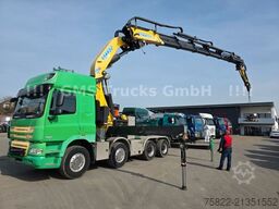 DAF CF 510 /8X4/ 40m Kran Effer + Man basket+Lowbed