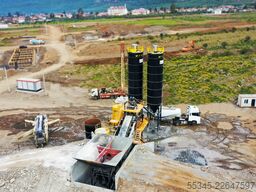 FABO Mobile Concrete Batching Plant 100 m3/h Mobile Concrete Batching Plant