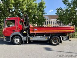 Mercedes-Benz Atego 1218 Kipper + Kran MKG HLK 76/Eu6/157tkm
