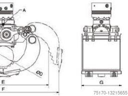 DMS SG9050 inkl. Rotator Sortiergreifer / NEU