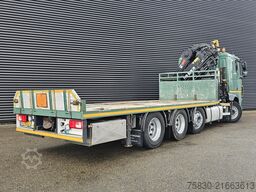 DAF XF 460 8x2 / HIAB CRANE + REMOTE / KRAN / GRUA