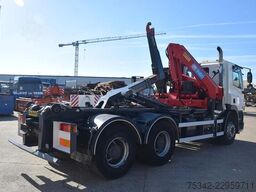 DAF CF 410 +Hooklift Palift 18t. and HMF crane