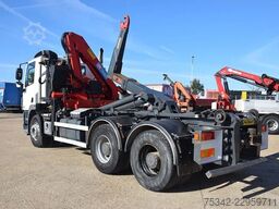 DAF CF 410 +Hooklift Palift 18t. and HMF crane
