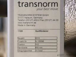 Transnorm 1100 7290 x 600 mm