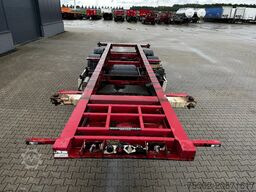 Krone 2-assig 20FT chassis, BPW + trommel, luchtverin...