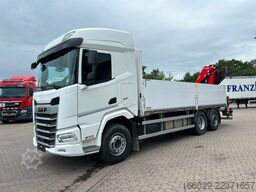 DAF XF 480 Baustoffpritsche mit Fassi Ladekran F235