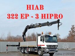 MERCEDES-BENZ ACTROS 2641 * HIAB 322 EP-3 HIPRO+FUNK / 6x4
