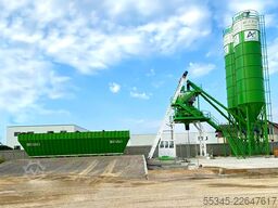 FABO Concrete Batching Plant 110 m3 Compact Concrete Batching Plant