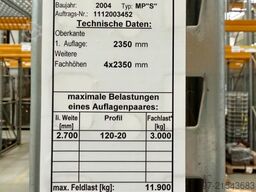 Jungheinrich Palettenregal Meta 2400kg 1175cm 743 PP