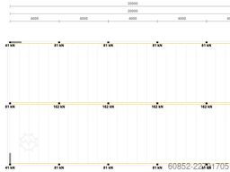 10x20m Lagerbühne , Belastung : 500kg/qm Unterkante: 2,5m ,ca. 200qm Systembühne