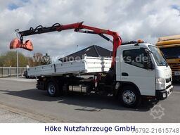FUSO 7 C 18 Kipper 3,9m/Palfinger Kran/Greifer/2xAHK
