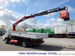 FUSO 7 C 18 Kipper 3,9m/Palfinger Kran/Greifer/2xAHK