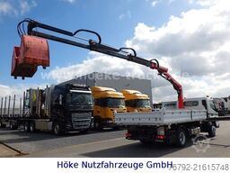 FUSO 7 C 18 Kipper 3,9m/Palfinger Kran/Greifer/2xAHK