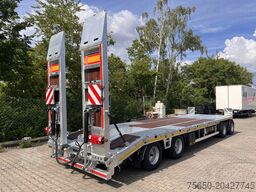 Möslein T4 VB H1 gerade neuer 4 Achs Tieflader gerade hydraulischen Rampen