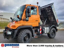Unimog U 300 4x4, Kipper, VarioPilot, Kommunalhydraulik,