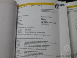 ABUS Hallenkran Brückenkran Kran ELV 5t NL 5000Kg Portalkran Kran 13500mm 131Std