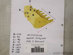 Stahl Breite 24,5 cm