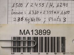 unbekannt 2455/1510/H1300 mm
