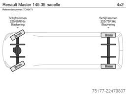Renault Master 145.35 nacelle