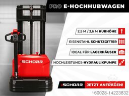 SCHORR Elektro Hochhubwagen Pro 1,2t 2,5m