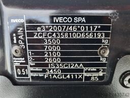 Iveco Daily 35C12 116pk Kipper GVW 3500kg Euro 6