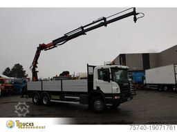 Scania P410 + atlas 190 4x hydrolic + 6x4 remote + EU...