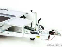 Temared Baumaschinenanhänger Builder 153x260cm 2,7t Rampe