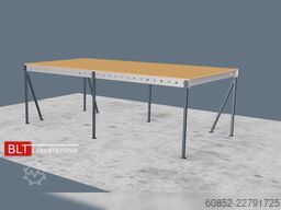 5x10m Lagerbühne , Belastung : 500kg/qm Unterkante: 3m ,ca. 50qm , Systembühne