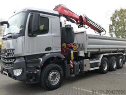 Mercedes-Benz Arocs 3643 | 8X4 Tridem | 3 Side Tipper | Fassi...