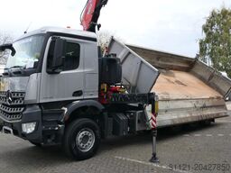 Mercedes-Benz Arocs 3643 | 8X4 Tridem | 3 Side Tipper | Fassi...