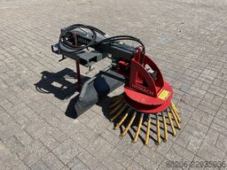HEMACH hydr. onkruidborstel voor shovel / heftruck NIEUW