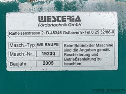 Westeria WindSifter  on tracks