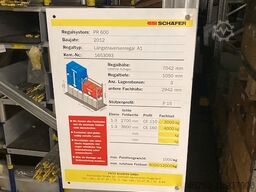 SSI Schäfer PR600 / Längstraversenregal fahrbar A6/A
