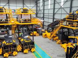 FABO Mobile Concrete Batching Plant 120 m3/h Mobile Concrete Batching Plant