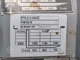 Jungheinrich EFG 213 LI ION 2022y/ 3.3m/ 6883h/ 4v