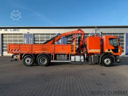 RENAULT Premium Lander Pritsche mit Kran FASSI