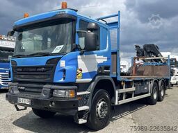 Scania P410 HIAB  X-HIDOU 188 E-5, RETARDER, WHEELBASE...