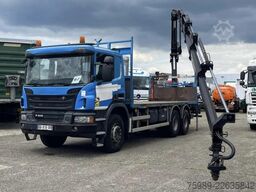 Scania P410 HIAB  X-HIDOU 188 E-5, RETARDER, WHEELBASE...
