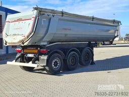 Schwarzmüller Tipper Steel half pipe body 24m³