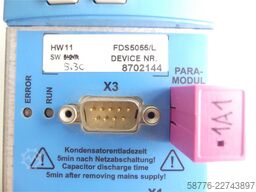 Stöber FDS5055/L Posidrive Servoantrieb HW 11 SW 5.3C SN: 8702144