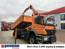 Mercedes-Benz Axor 1829 AK 4x4, Winterdienstausstattung, Kran
