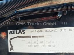 VOLVO FH 500 / 6X2 / I Shift / Atlas Kran / Lenkachse
