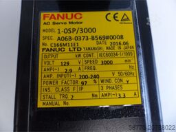 Fanuc A06B-0373-B569 # 0008 AC Servo Motor SN: C166M11E1 + Pulsecoder