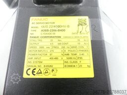 Fanuc A06B-2266-B400 AC Servo Motor -ohne Encoder- SN: C15XADE1B