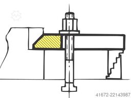 AMF Gabel-Spanneisen, 26x315 mm