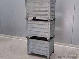 SSI Schäfer / Feuerverzinkt / 3 Stück / Abm.: 850x550x670mm (BxTxH) / 4 Kranösen